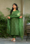 Sutra Pure Handloom Jacquard South Cotton Suit Set