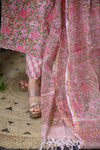 Kushnuma Hand Block Suit set with Dupatta