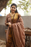Bhumi Sutra kanchi pattu cotton Suit Set- pure pattu with lining