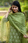 Nithila Bagru Hand Block Printed Suit Set