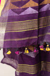 Mayurakshi Premium Pure Linen Jamdani Suit Set ✨