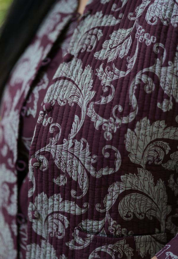 Nayab Warm Quilted Jacket cotton Suit