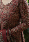 Antrika cotton ajrak anarkali suit sets