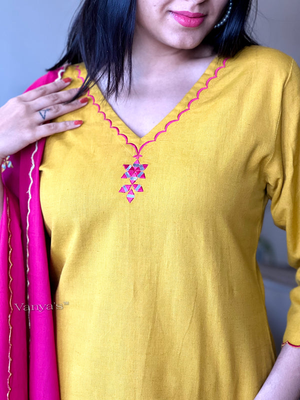 Raani basant cotton suits sets