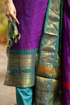 Varsha Sutra kanchi pattu cotton Suit Set- pure pattu with lining
