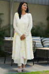 Pure Cotton Embroidery A line suit sets-With Full Mul Lining