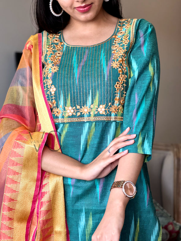 Ikkath handloom suit sets- Buy1get1