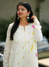 Pure Cotton Embroidery A line suit sets-With Full Mul Lining