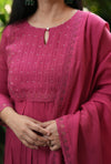 Pankuri Soft Kota doria A line Suit Sets