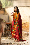 Pranika Naryanpeth Handloom Cotton Elegance Set-With lining