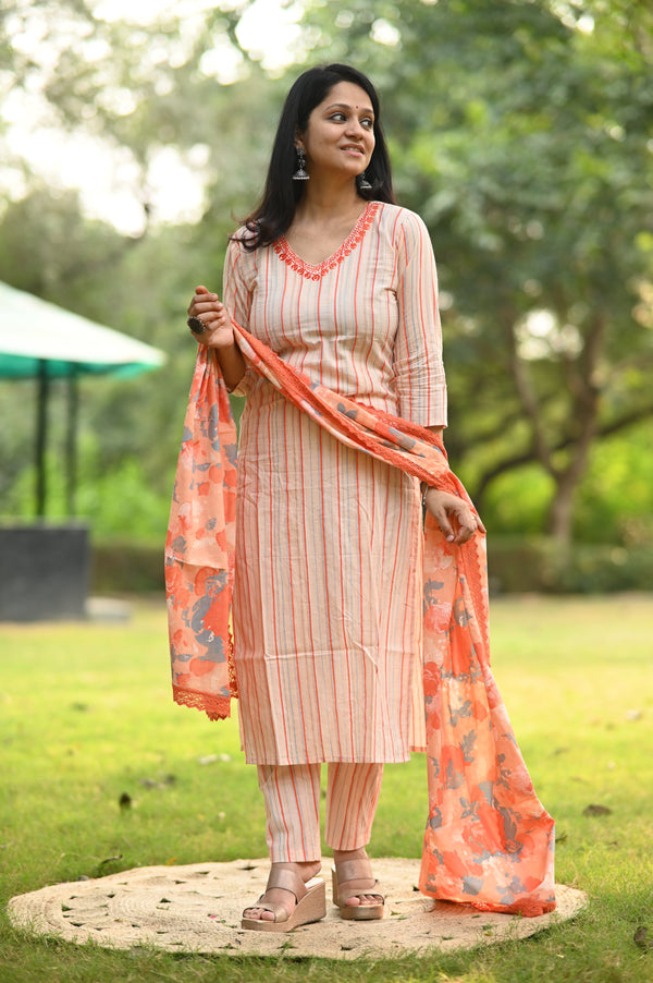 Digital summer breezy cotton suits sets- Buy1get1