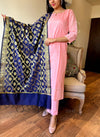 Pink Sequence chanderi suit sets