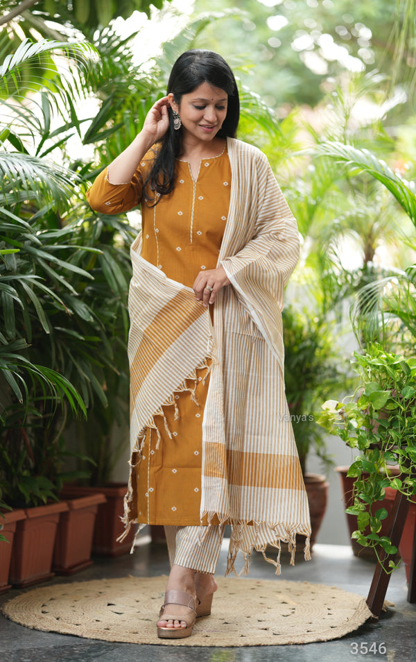 Anuridhi South Cotton Handloom Suit Sets