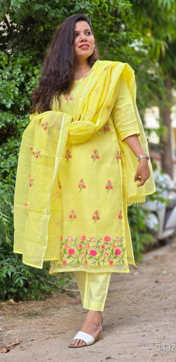 Harit Kota doria Cotton suit sets