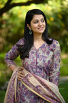 Aahana Blossom Breeze Tissue Silk Suit Sets