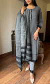 Black handloom cotton suit sets- Buy1Get1 Offer