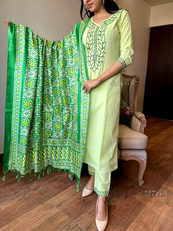 Mint khaadi cotton Suit sets