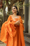 Saanjh Pure Cotton Embroidery Suit Sets- Two colours