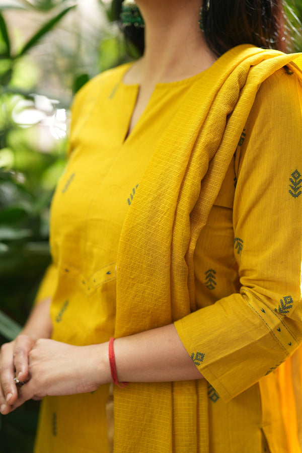 Pure Chettinad Weaving Handloom south cotton suit -4 colours