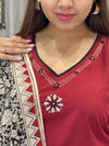Saurini cotton kalamkari suit sets