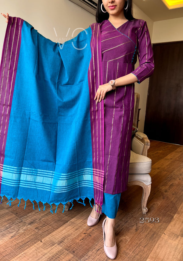 Remina pattu pure south Handloom cotton suit sets