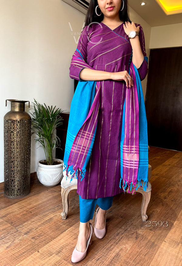 Remina pattu pure south Handloom cotton suit sets