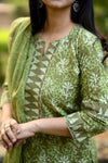 Nithila Bagru Hand Block Printed Suit Set