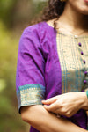 Varsha Sutra kanchi pattu cotton Suit Set- pure pattu with lining