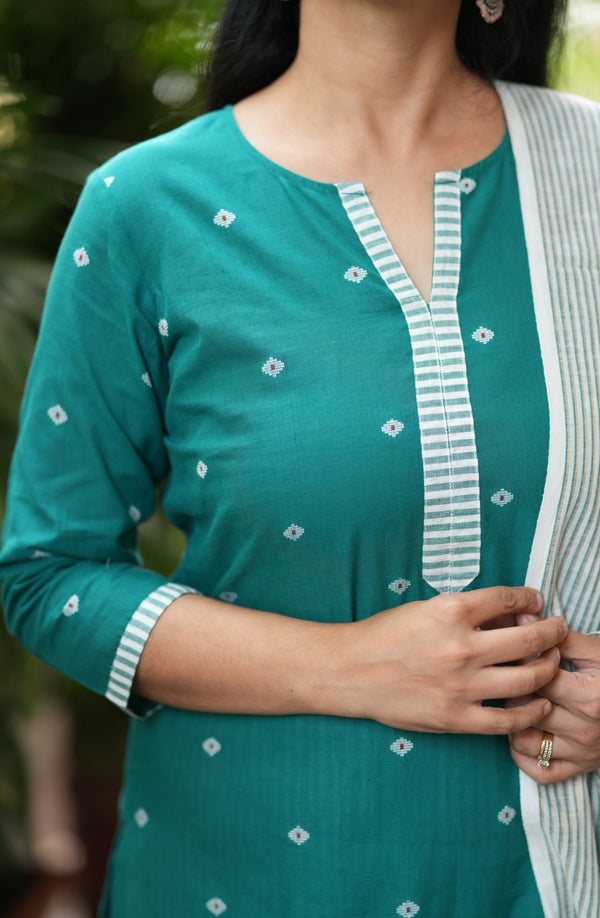 Anuridhi South Cotton Handloom Suit Sets