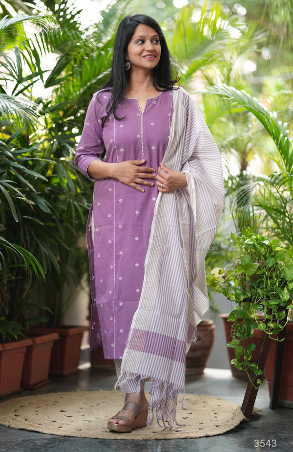 Anuridhi South Cotton Handloom Suit Sets