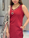 Saurini cotton kalamkari suit sets