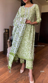 Mint floral cotton suit sets- Buy1Get1 Offer