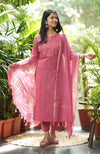 Pure Chettinad Weaving Handloom south cotton suit -4 colours