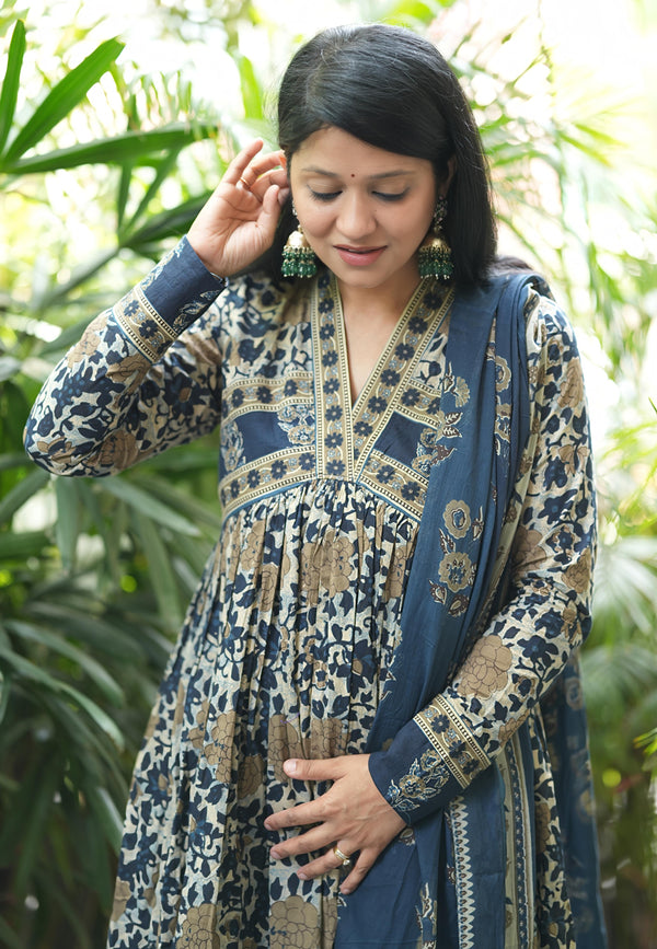 Nishita full sleeves cotton Anarkali suit sets