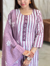 Pink batik silk suits with lining