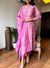 Pink batik suit sets with lining