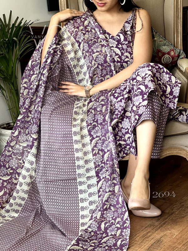 Noodle strap purple Suit sets- Buy1 Get 1