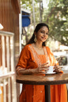 Saanjh Pure Cotton Embroidery Suit Sets- Two colours
