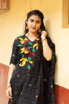Black Jamdani Cotton Suit Sets