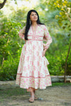 Pakhi Summer Cotton anarkali- attached lining