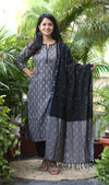 Pochampally Tejasvini Ikkat Cotton Suit Set