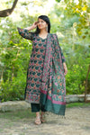 ✨Rajeshwari Premium Banarasi Weaving Suit Set with Dupatta-With mul lining