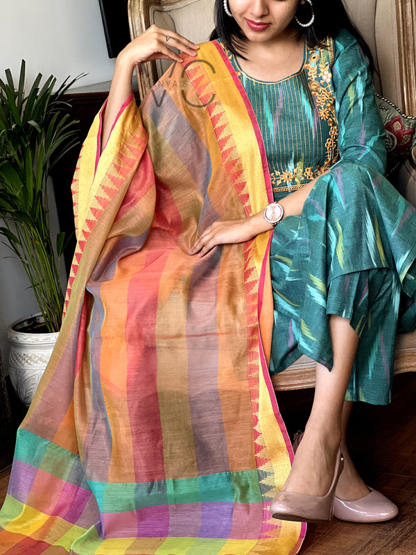 Ikkath handloom suit sets- Buy1get1