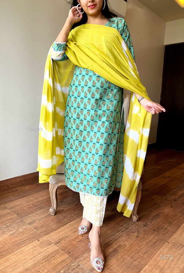🌸 Blush Grace cotton mul duppata suit sets