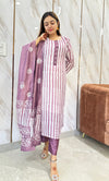 Pink batik silk suits with lining