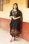Black Jamdani Cotton Suit Sets