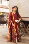 Mahul ⭐Premium Pure Linen Jamdani Suit Set