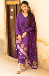 Rupkatha Silk Jamdani Suit Set