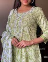 Mint floral cotton suit sets- Buy1Get1 Offer