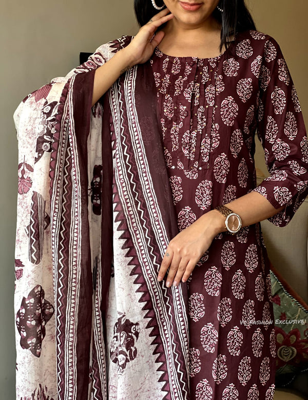 Sundarika Cotton Elegance Set